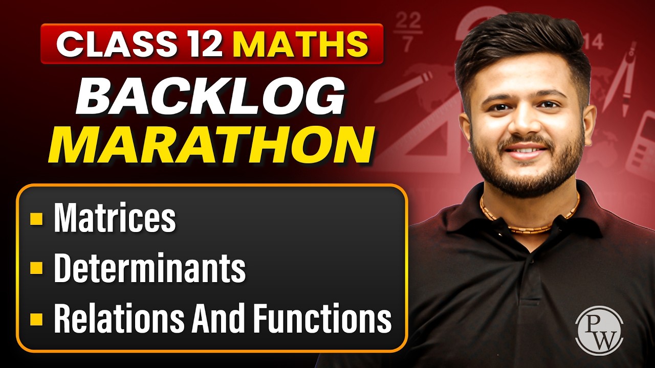 Class 12 Maths Backlog Marathon 2026-27 | Complete Revision in One Shot | By Deepak Sir
