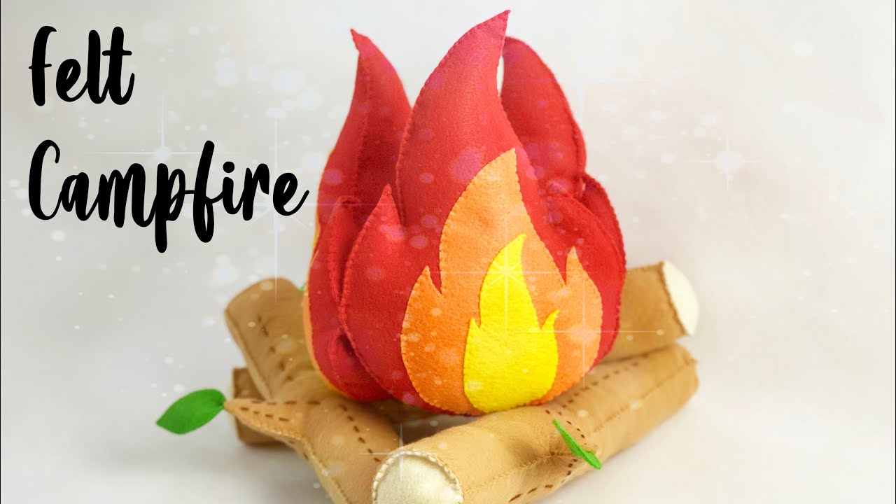 Felt Campfire | HappyBankyCraftymom