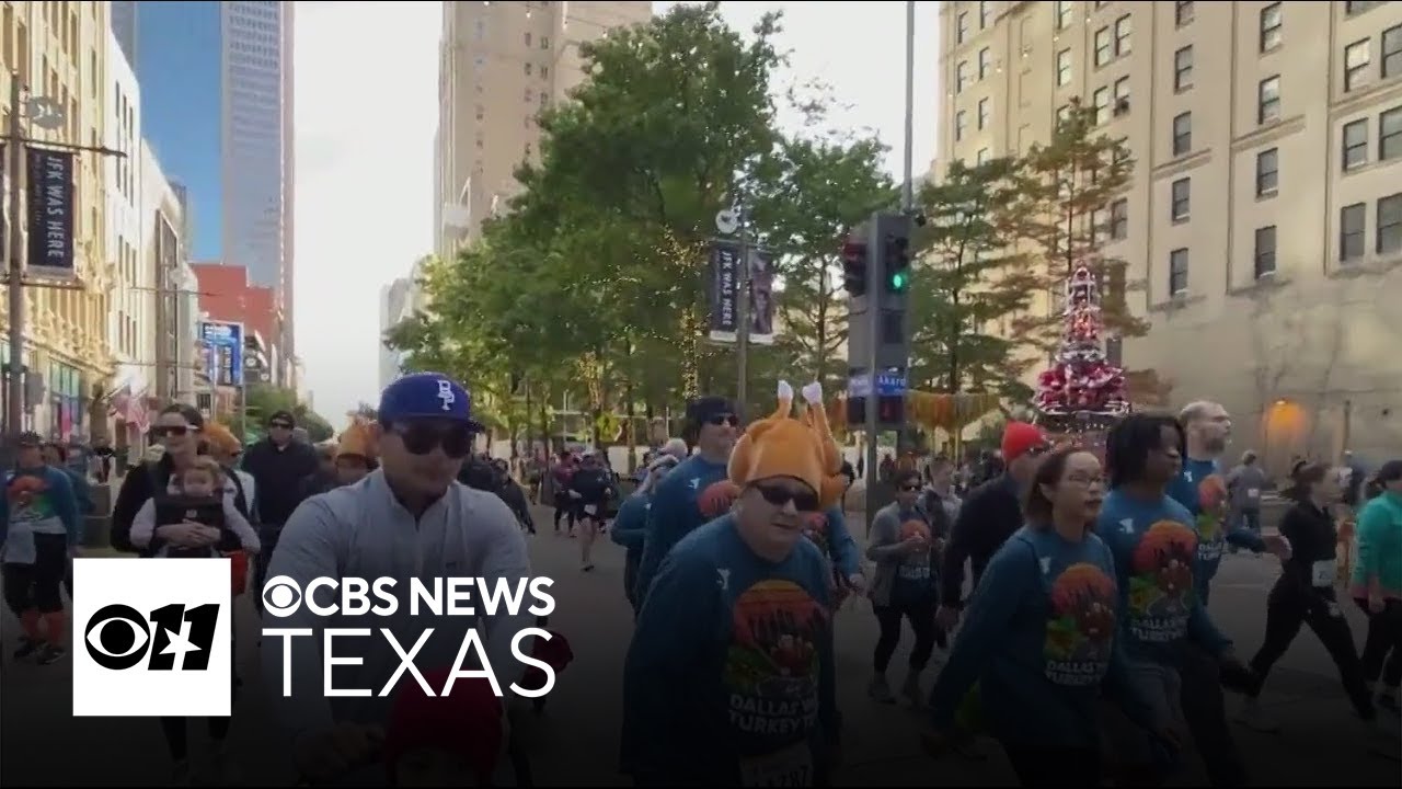 Hundreds of volunteers prepared for the YMCA Dallas Turkey Trot