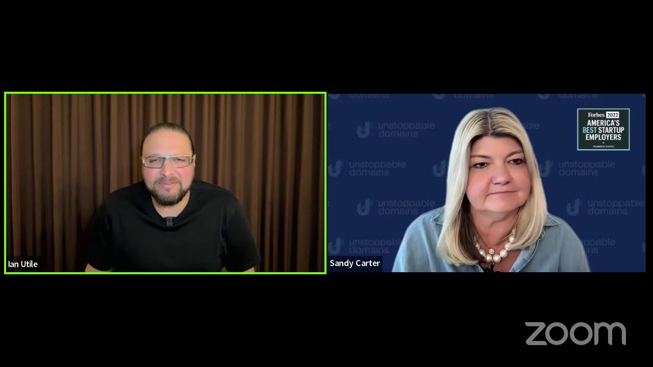 #NFTNYC2023 Pre-Event Conversation w/ Sandy Carter (@UnstoppableDomains COO) & @ianutile (@attnlive)