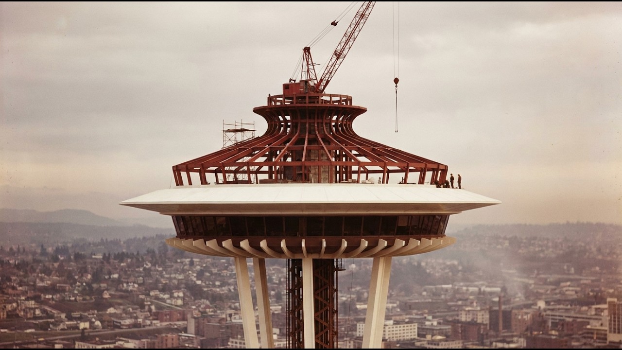The Machines That Built the Space Needle in 400 Days (1962)