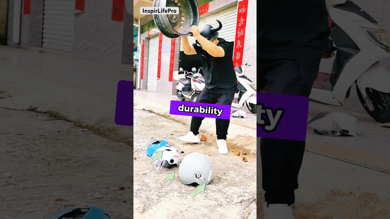 Helmet Durability Test: Will Your Helmet Pass the Strength Challenge? #helmet #testing #motorcycle
