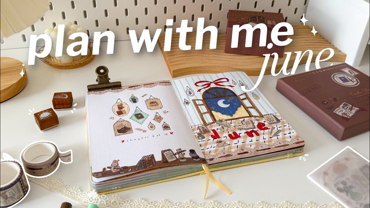 Planea conmigo | Bullet Journal Junio 2025 🌙
