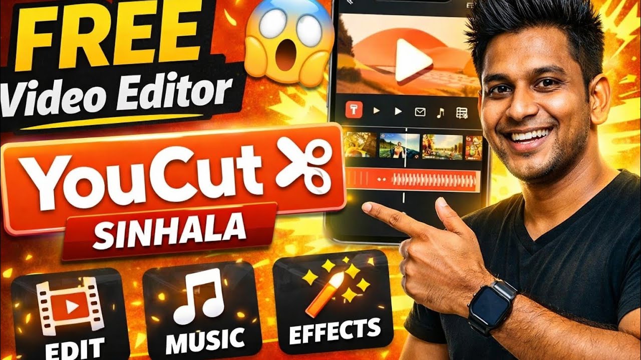 YouCut Video Editing App Full Tutorial Sinhala | Beginners Guide ⭕ #youcut #sinhala #youcuttutorial 