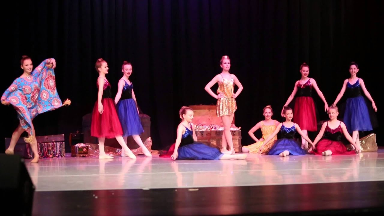 Nicole as Magic Carpet in Alabama Dance Academy's 