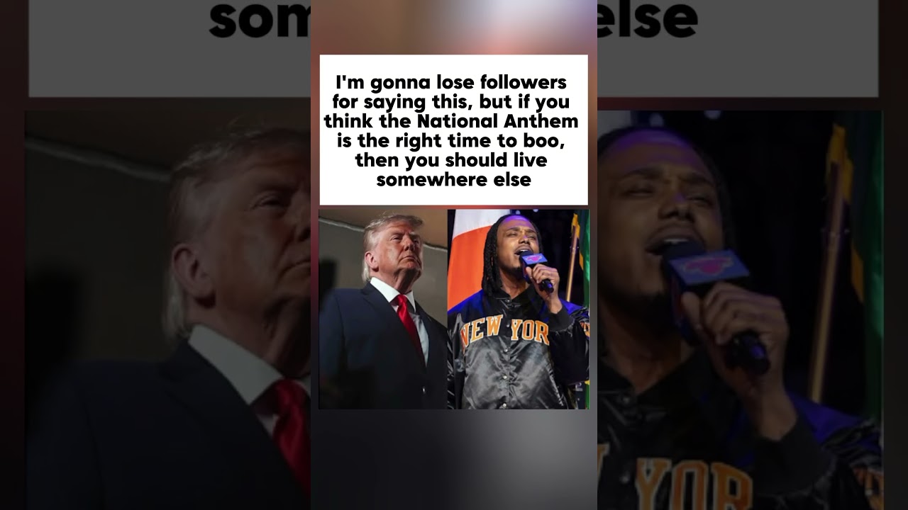 National Anthem debate goes viral after NBA finals moment! #shorts