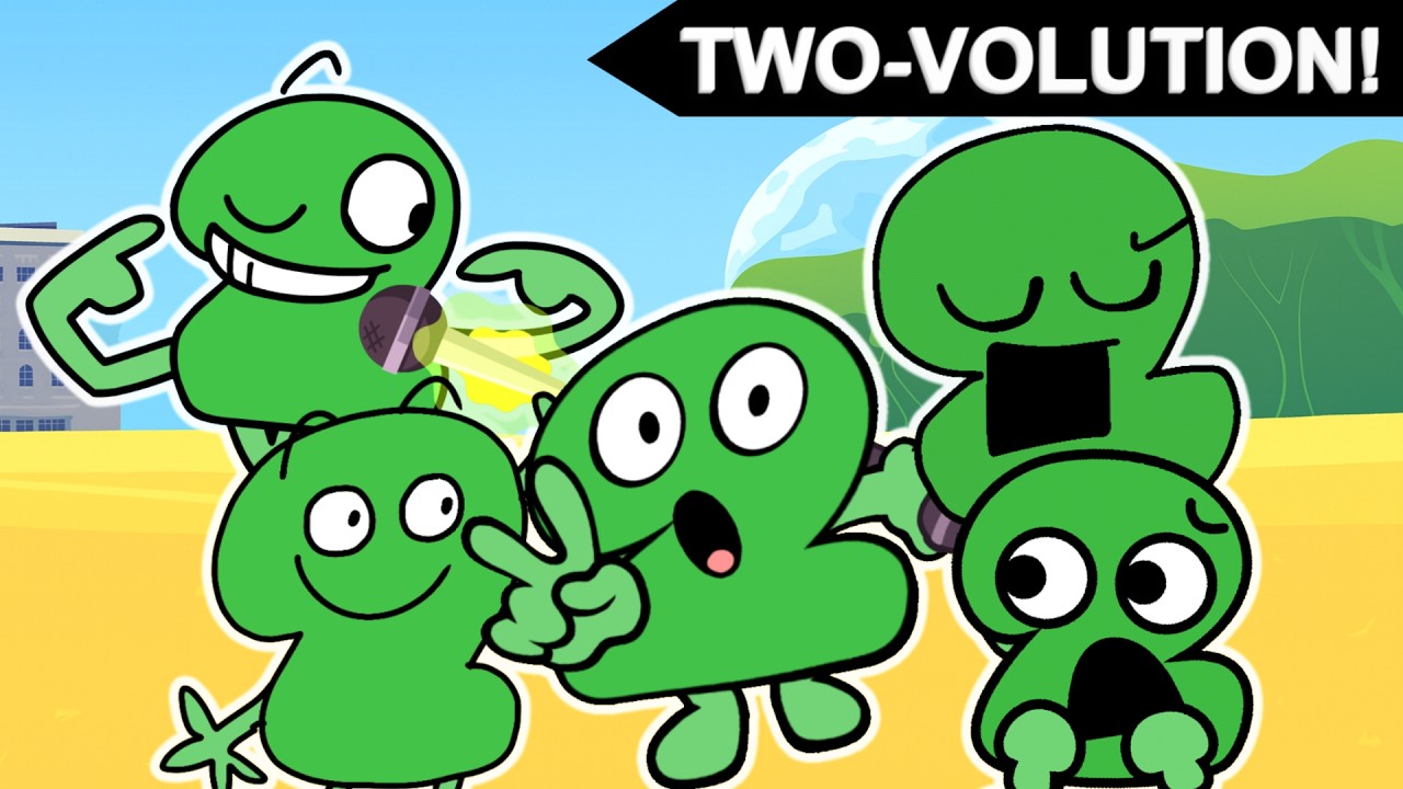 TWO ON THE SCENE! | BFDI X Friday Night Funkin': Two's Evolution On FNF Mods