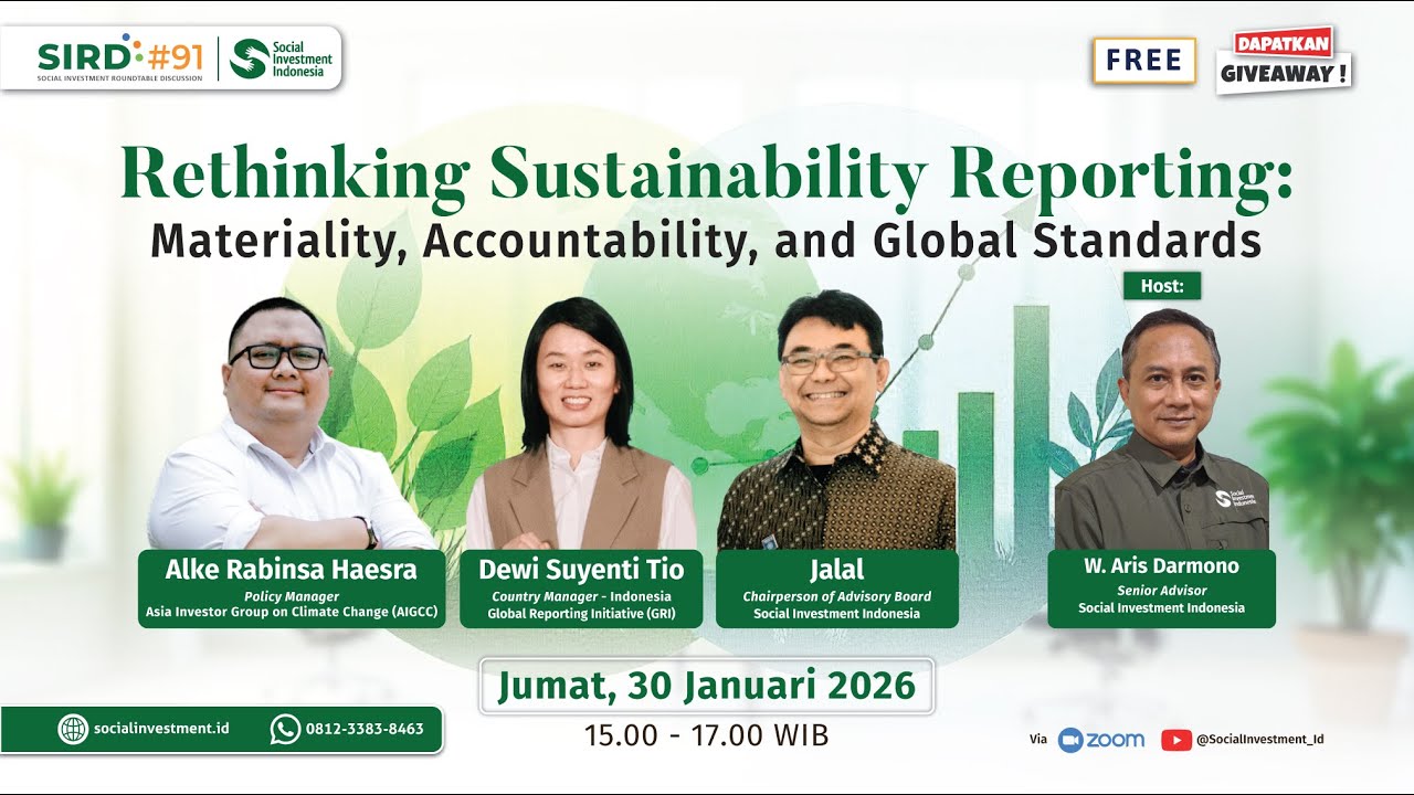 SIRD #91, Rethinking Sustainability Reporting: Materiality, Accountability, and Global Standards