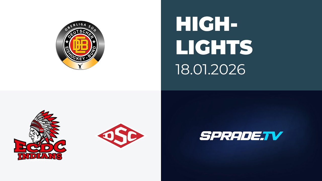 18.01.2026 - Highlights - ECDC Memmingen Indians vs. Deggendorfer SC