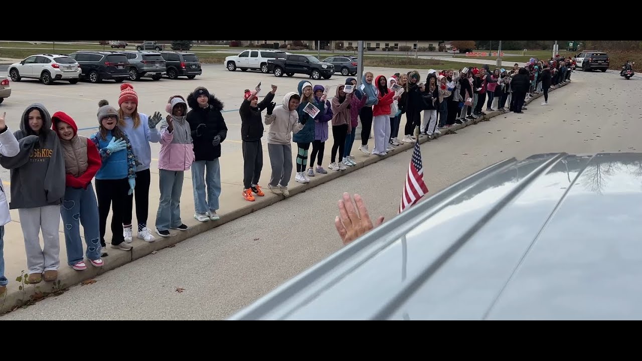Veterans Day parade at Silver Spring & Templeton