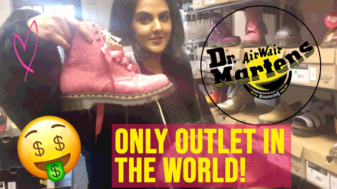 We Go Shopping in the Only Dr Martens Outlet Shop in the World!