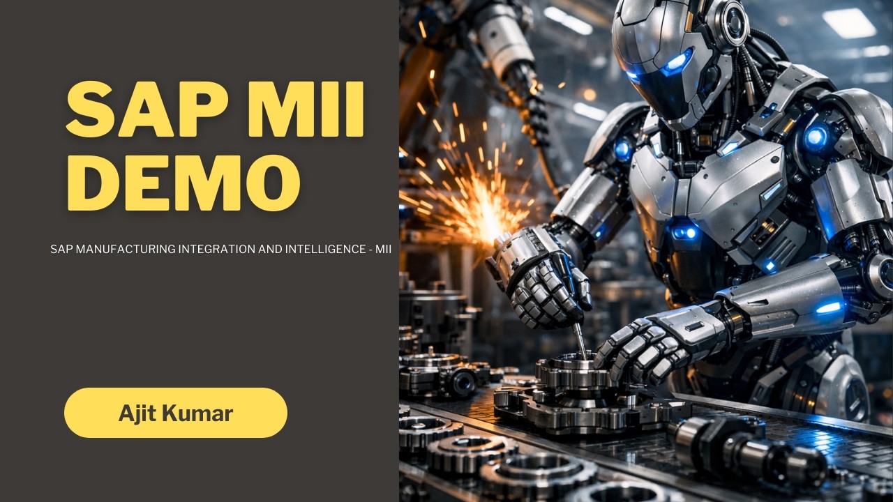 SAP MII Training | SAP MII for beginners| SAP MII Demo