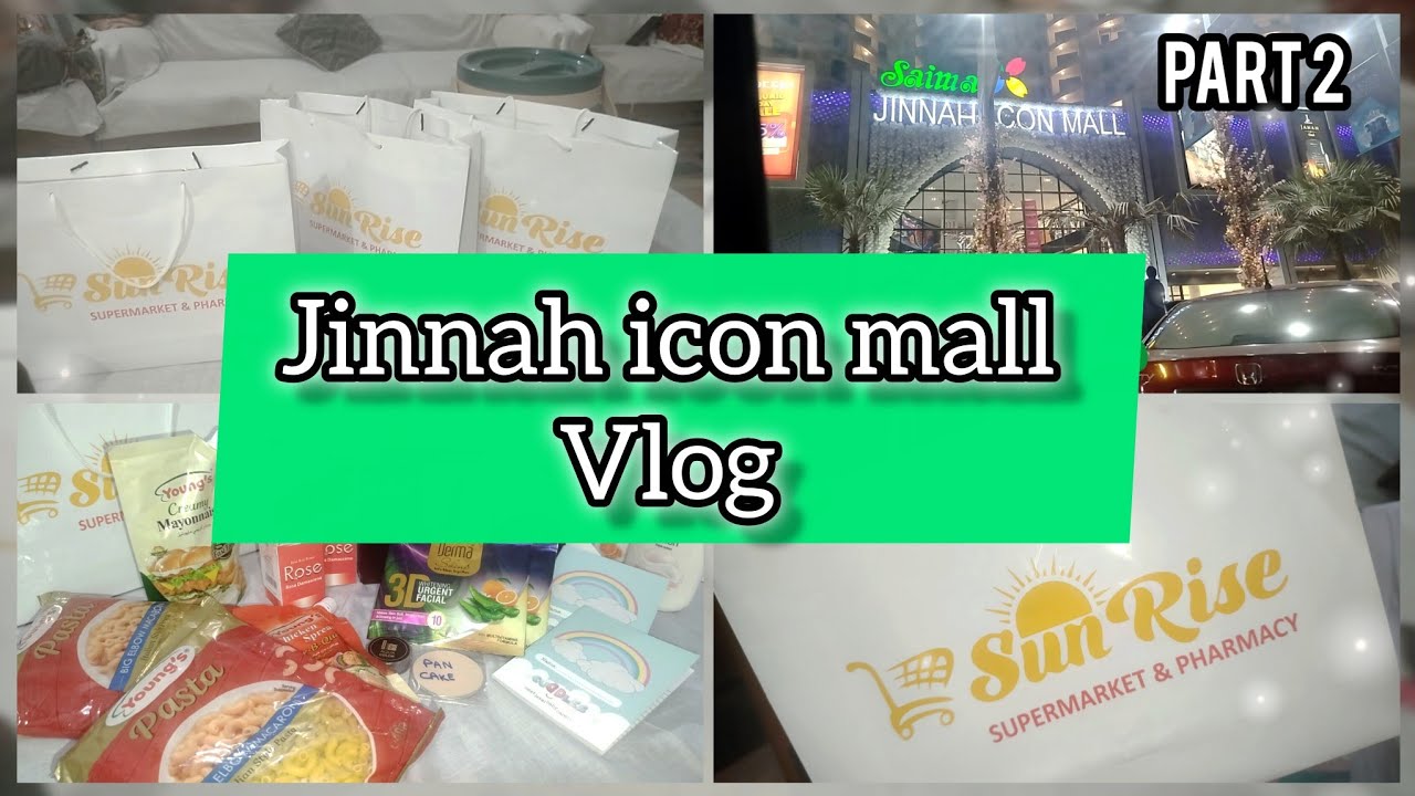 Jinnah icon mall ki grand opening pe mile gifts 🎊 #part2 vlog 😊 