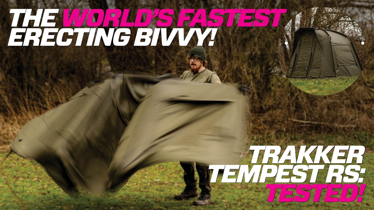 TRAKKER TEMPEST RS: THE WORLD'S FASTEST SET-UP BIVVY?
