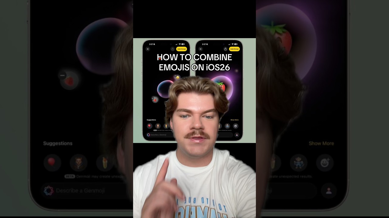 РУКОВОДСТВО ПО ОБЪЕДИНЕНИЮ EMOJIS НА iOS26?!😱📱#apple #emoji #ios26 #руководство #iphone #iphone17