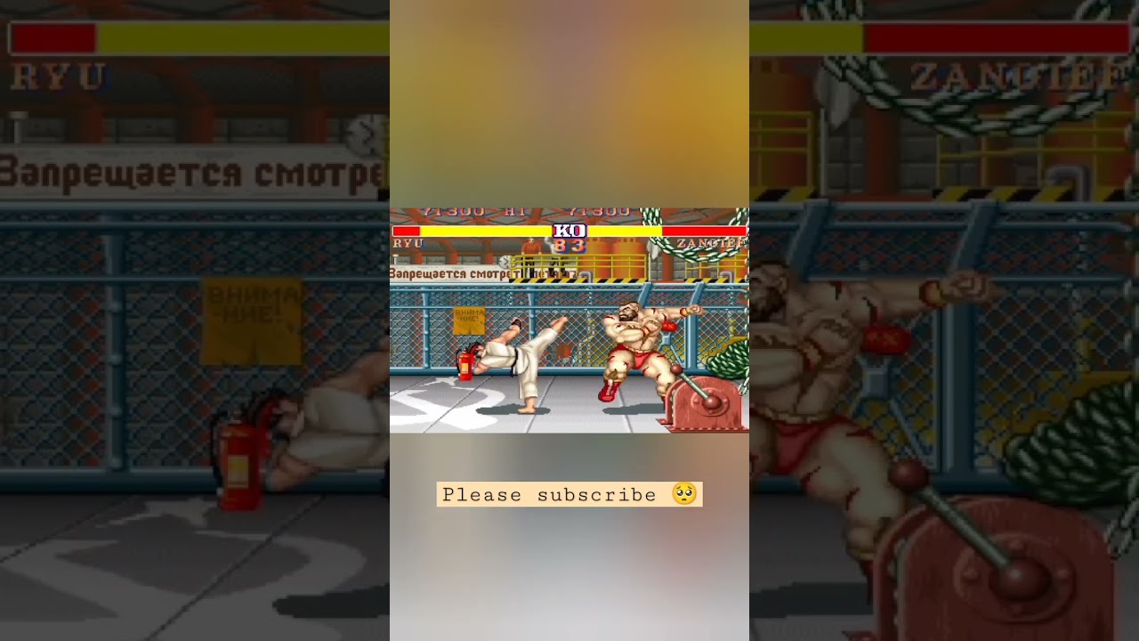 Ryu vs Zangief Street Fighter 2 gameplay || Street Fighter pc gameplay ||#shorts #gaming