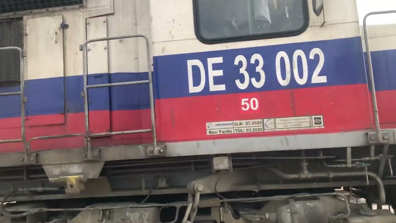 TCDD DE 33002 ETİ MADEN YÜK TRENİ