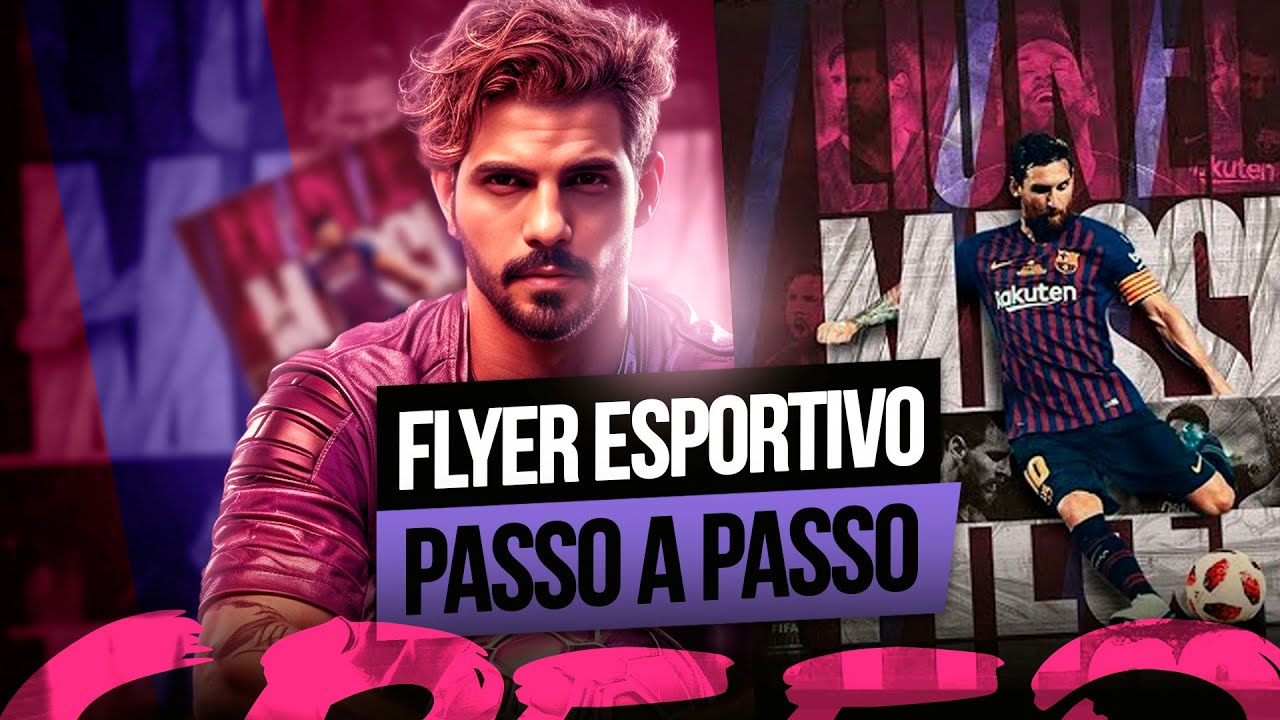 FLYER FUTEBOL PASSO A PASSO NO PHOTOSHOP (PSD FREE)