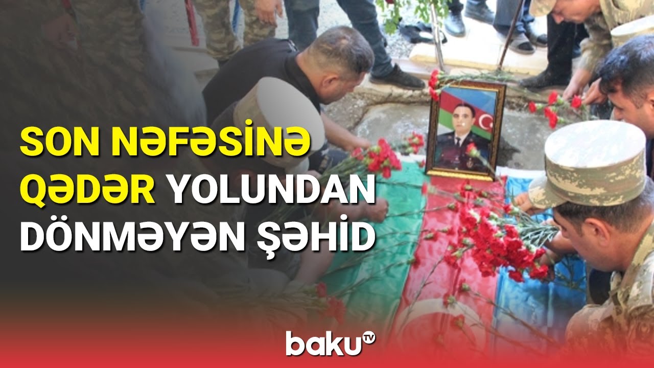 Goranboy şəhidi Elşad Süleymanov dəfn edildi: yaxınları şəhidimizdən danışdı