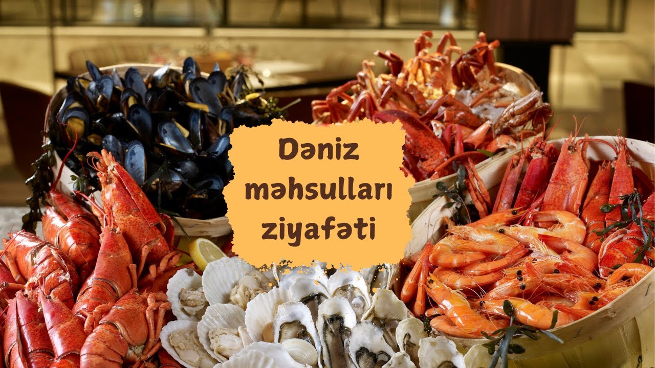 Çin restoranında dəniz məhsulları ziyafəti! 🦞🦪🐙