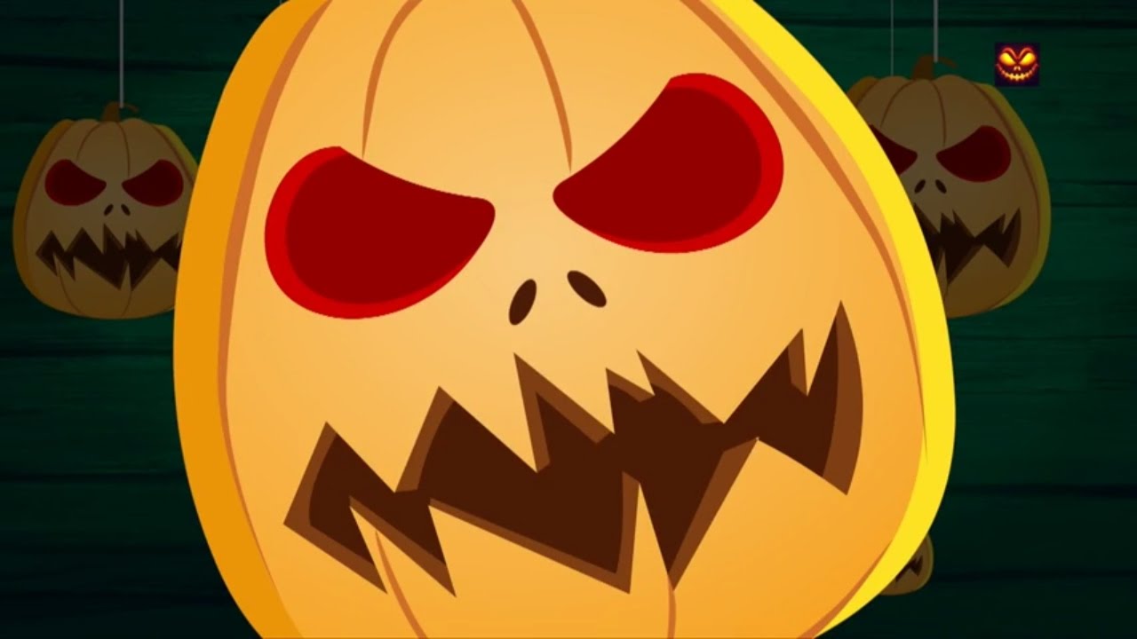 jack O lantern scary pumpkin children's halloween music nursery rhyme for kids
