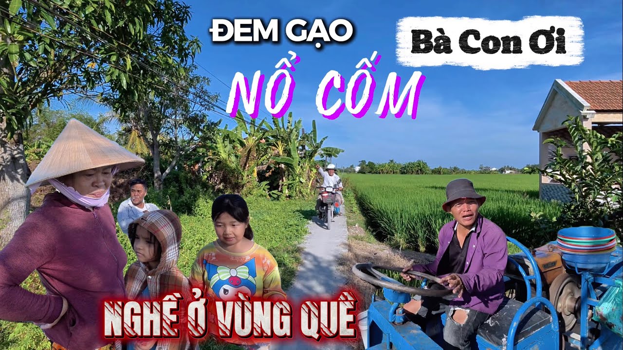 Vùng Quê ĐEM GẠO NỔ CỐM Tiếng Rao Lanh Lảnh Giữa Đồng Quê - Khám Phá Mùa Lúa Chín Phước Tuy Cuối Năm