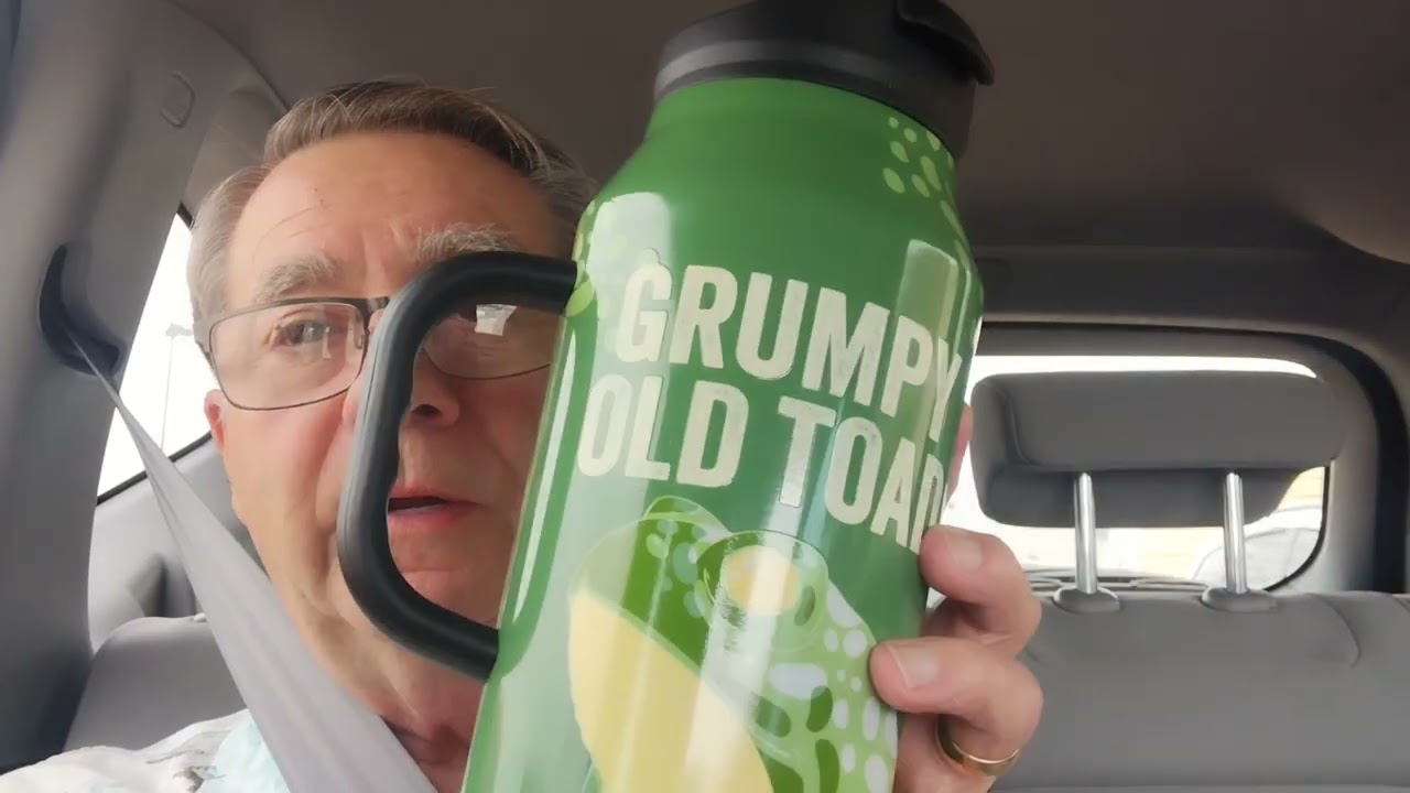 Grumpy old toad coffee lover 