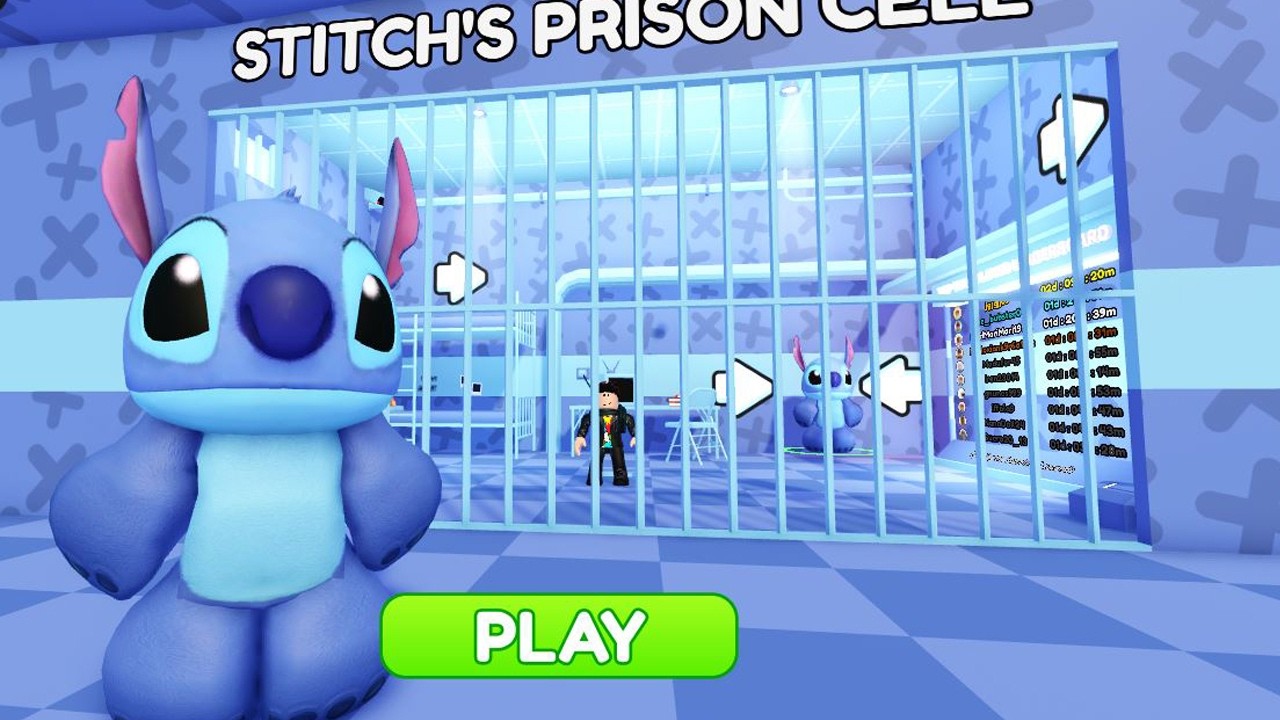 STITCH'S PRISON RUN! (OBBY) - Roblox