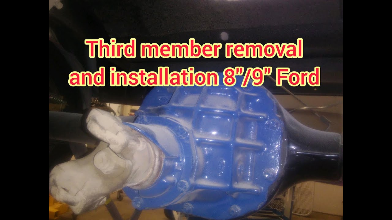 How to remove and install your Ford 8 & 9 inch differential assembly