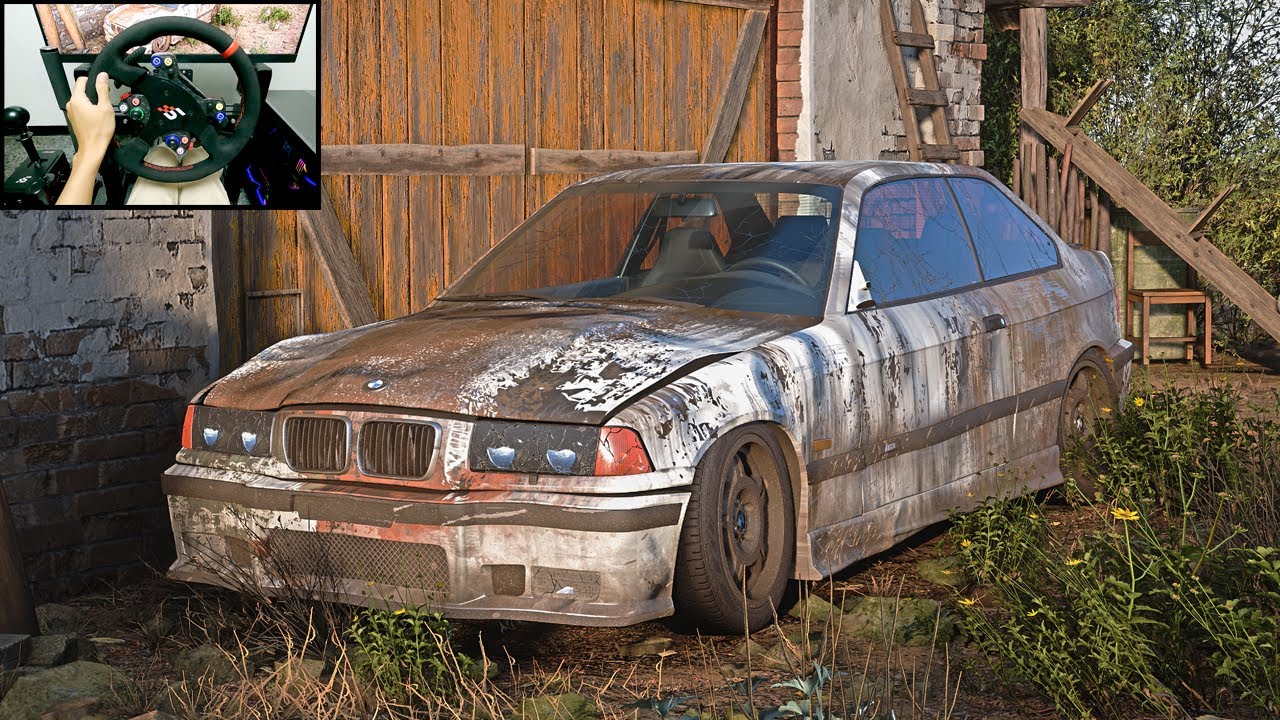 Rebuilding BMW E36 M3 (844HP) - Forza Horizon 5 | Simagic Alpha Ultimate gameplay