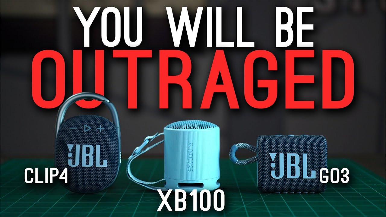 JBL победили? Sony XB100 против JBL Clip 4 и JBL Go 3 | New Stuff TV