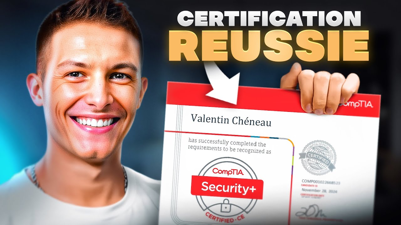 Comment j'ai réussi la certification CompTIA Security+ ? (ressources)