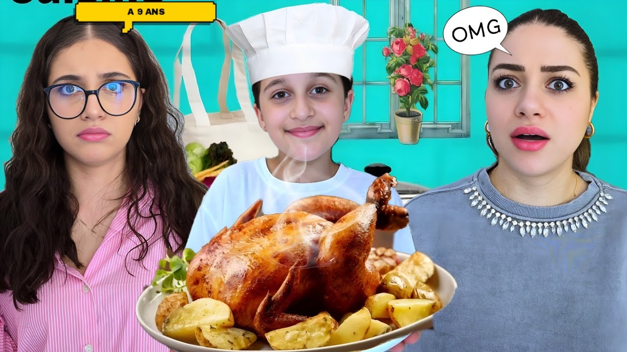 ELLE CUISINE A 9 ANS #sistersalipour #luniversdediana #prank