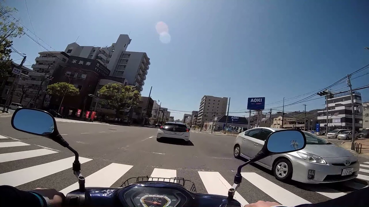 車載 ある晴れた春のカブ