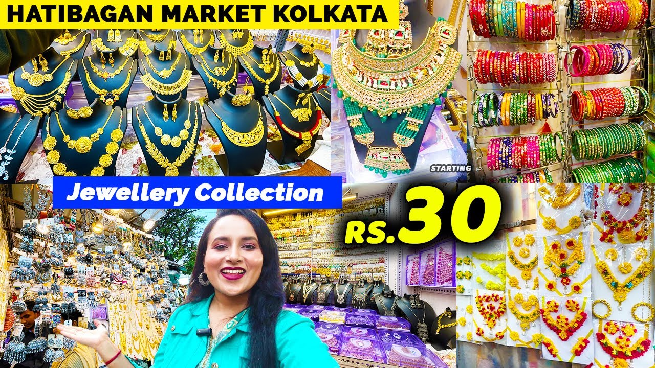 Hatibagan Jewellery Market | মাত্র 30 টাকা থেকে শুরু 😱 Hatibagan Oxidised Jewellery in Kolkata