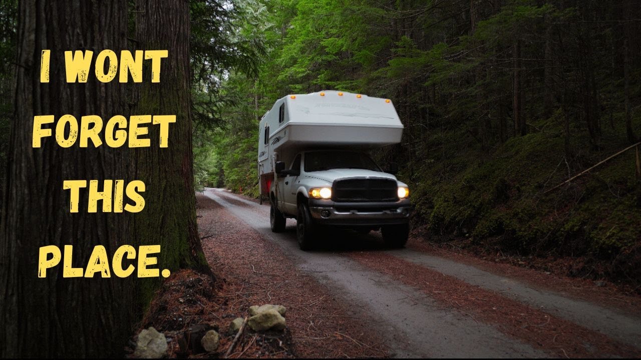 Cozy Truck Camper Living Next To A FROZEN Lake In The Kootenays