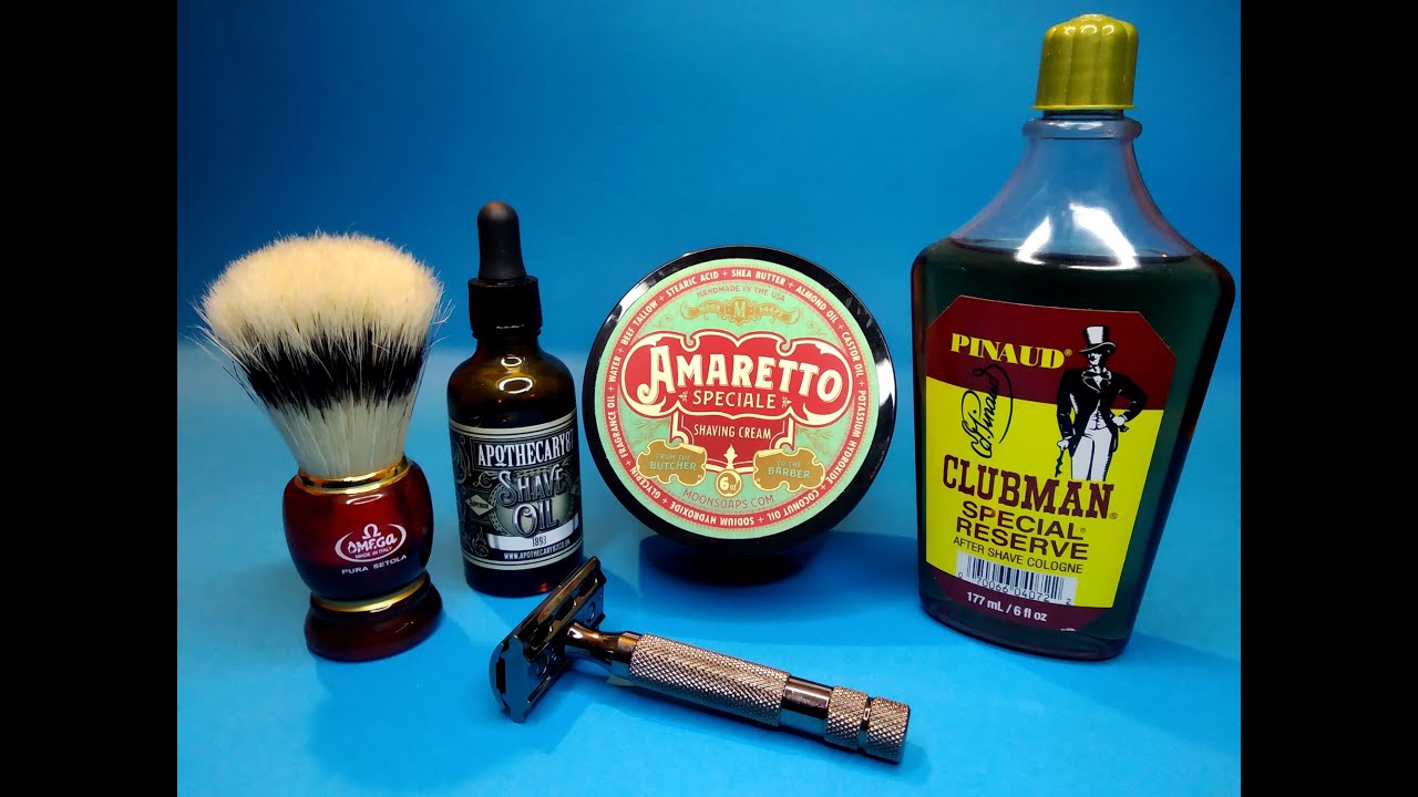 Ξύρισμα με Moon soaps Amaretto - Rockwell 6C
