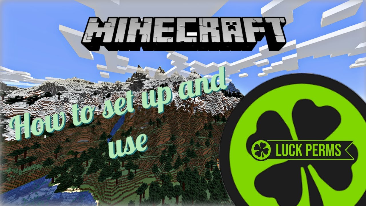 How to set up RANKS & PERMISSIONS using LuckPerms - Minecraft Plugin Tutorial