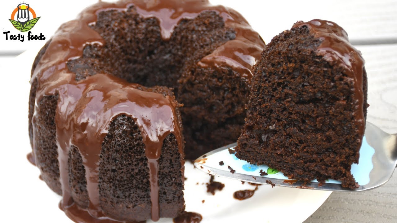 Chocolate Bundt Cake Recipe | Homemade Chocolate Cake Recipe | Tasty Foods