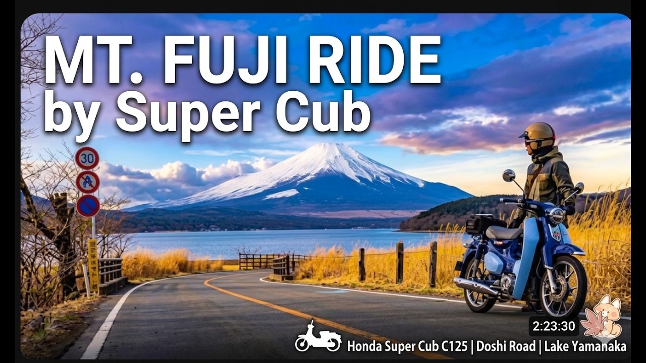 【スーパーカブ125】道志みち→山中湖ツーリング｜Super Cub 125 POV Ride to Mt. Fuji