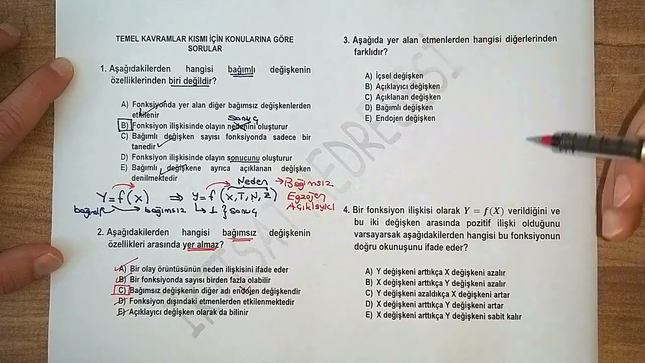 MİKRO İKTİSAT TEMEL KAVRAMLAR SORU ÇÖZÜMÜ - 1