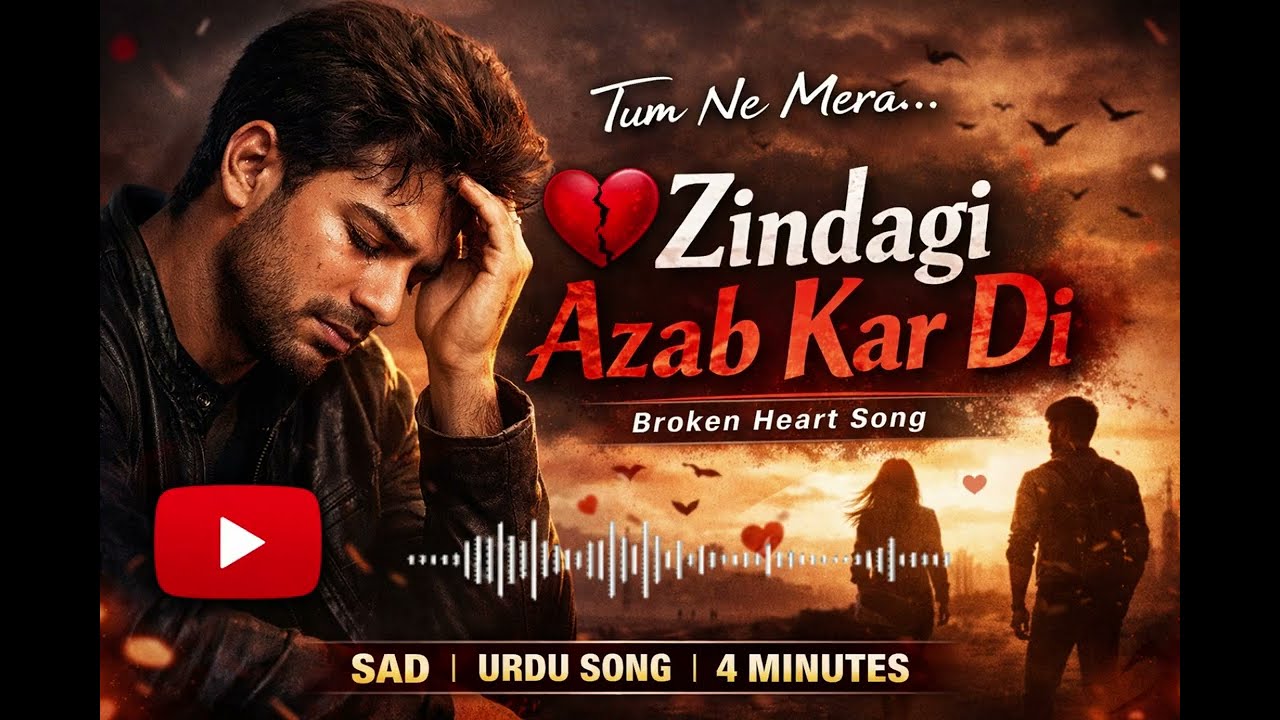 Tum Ny Meri Zindagi Azab Kar Di 💔 | Heart Touching Urdu Sad Song 2026 | Emotional Breakup Song