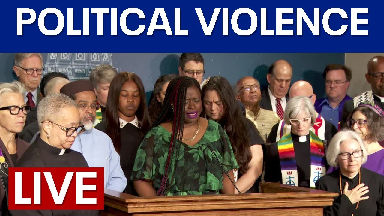 LIVE | Minnesota Faith leaders speak against political violence