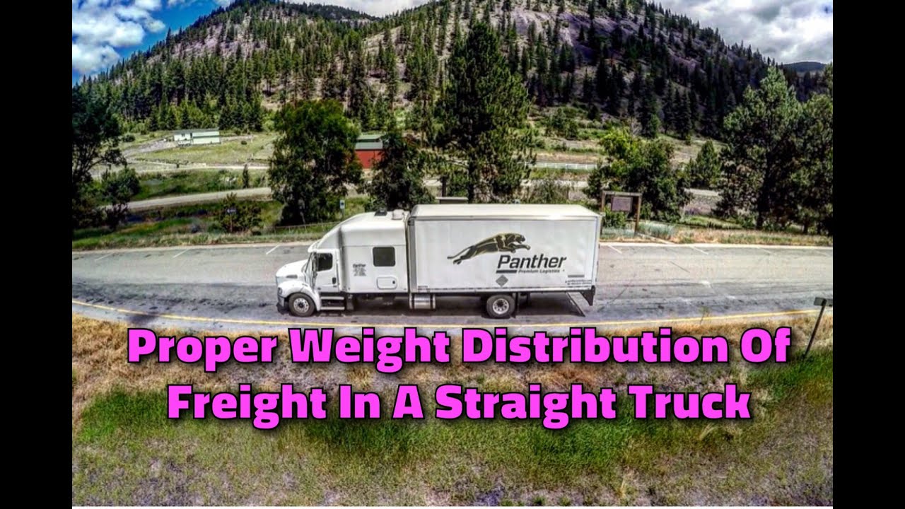 Expediter Team ~ Proper Weight Distribution Of Freight In A Straight Truck
