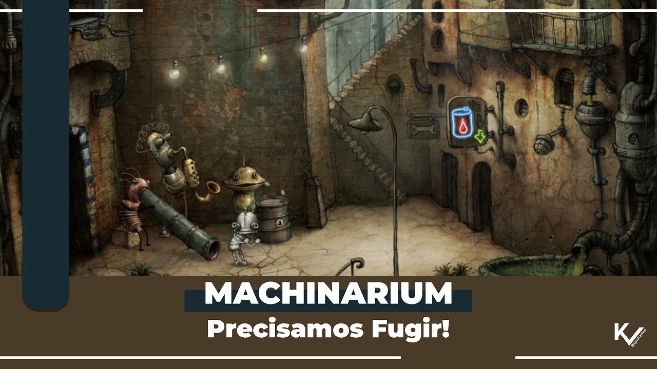 Jogando MACHINARIUM | Escapando com a Minha Namorada!