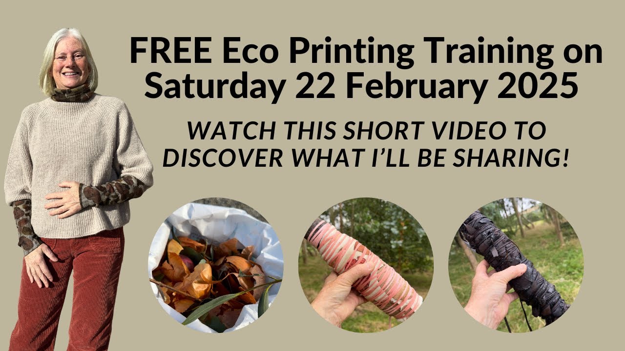 Sustainable Style - Eco Print & Upcycle with Confidence