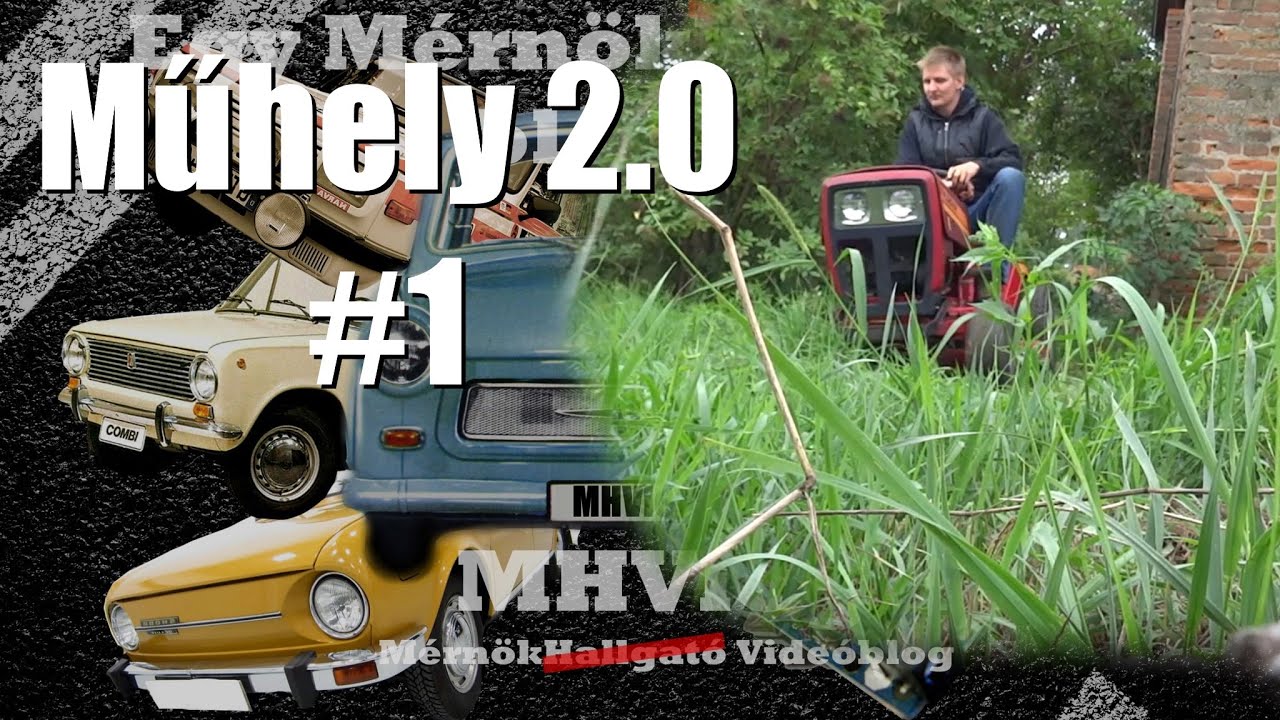 Pajta tour, fűny&iacute;r&aacute;s &eacute;s egy kis urbex! - Műhely 2.0 #1