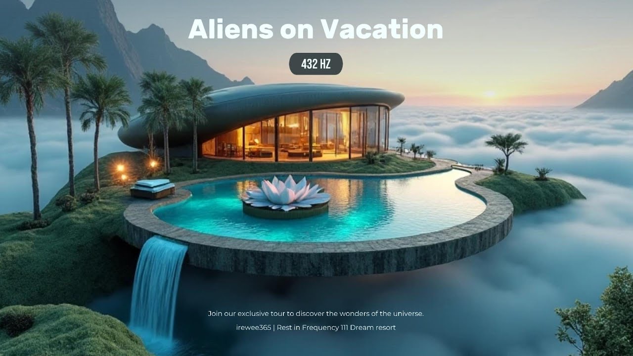 Aliens on Vacation 432Hz | 111 Dream resort | Rest in the Frequency no.6