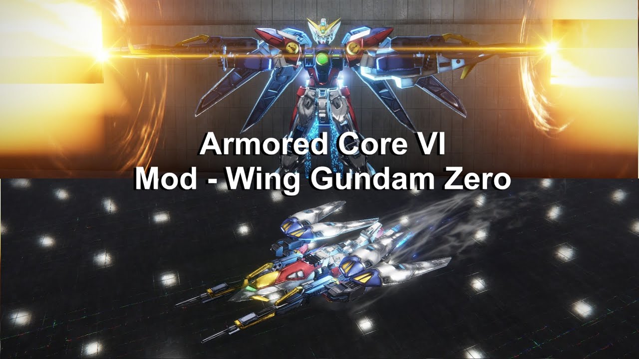 [NEW UPDATE] Armored Core VI - XXX0G-00W0 Wing Gundam Zero mod