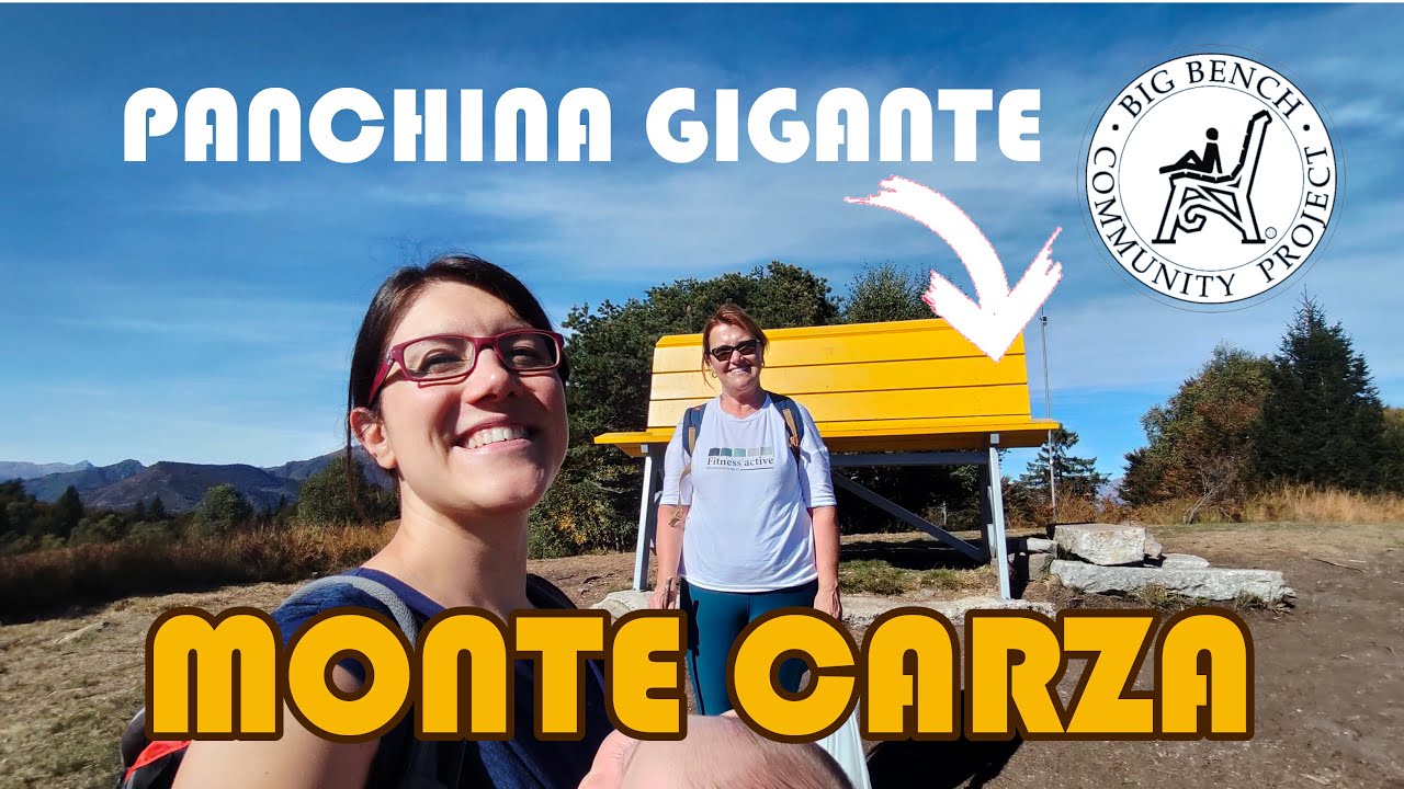 MONTE CARZA DA VIGGIONA...e la prima panchina gigante del Lago Maggiore